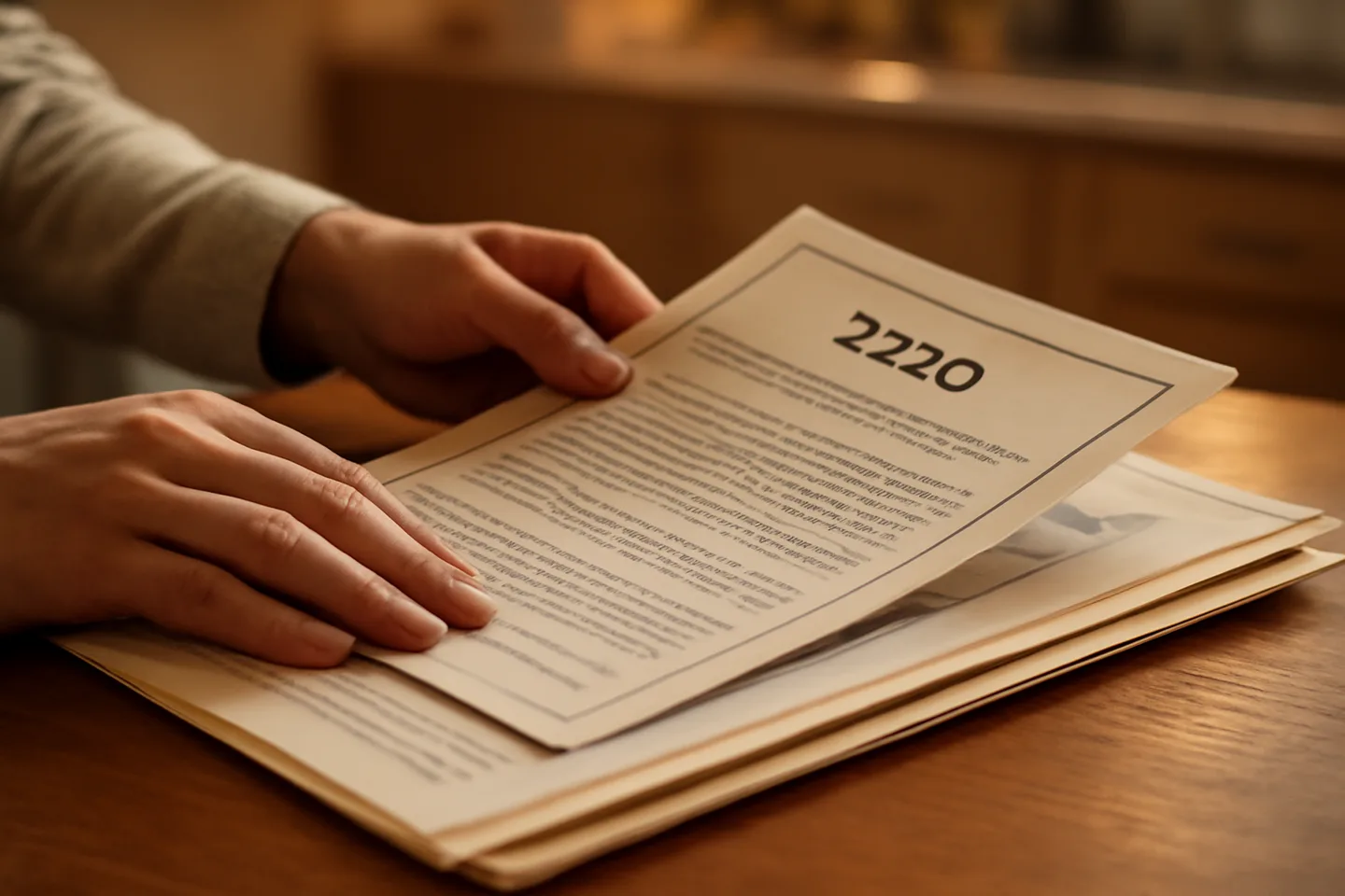 Sorting through inherited land documents and deed paperwork