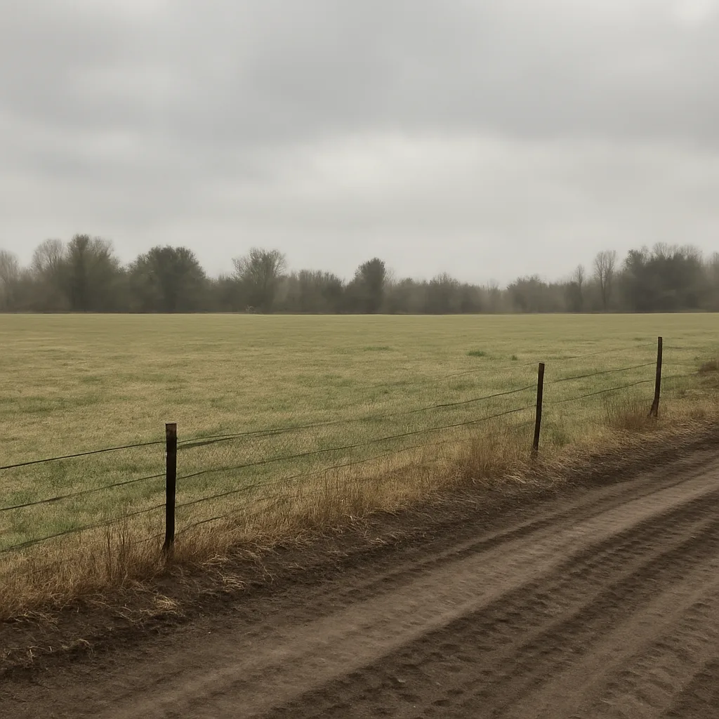 Rural acreage with open grassland and conifer forest in Ada County, Idaho