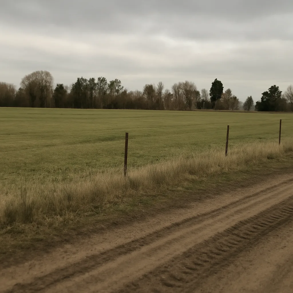 Rural acreage with open grassland and conifer forest in Blackfoot, Idaho