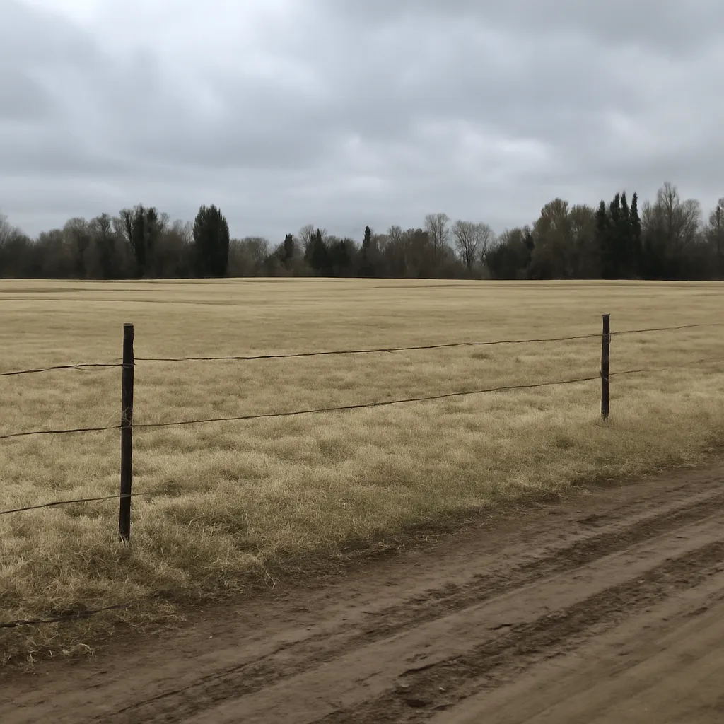Rural acreage with open grassland and conifer forest in Boise, Idaho