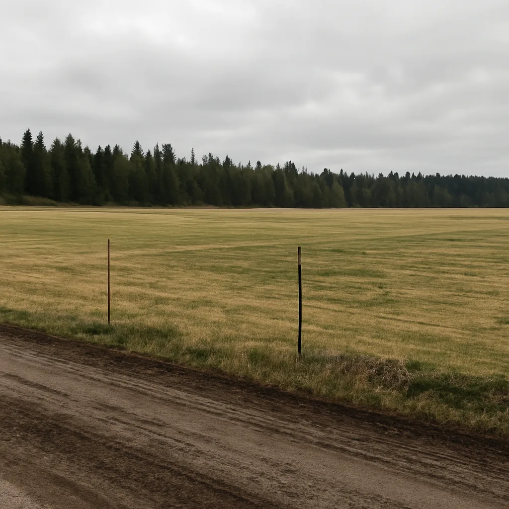 Rural acreage with open grassland and conifer forest in Coeur d'Alene, Idaho