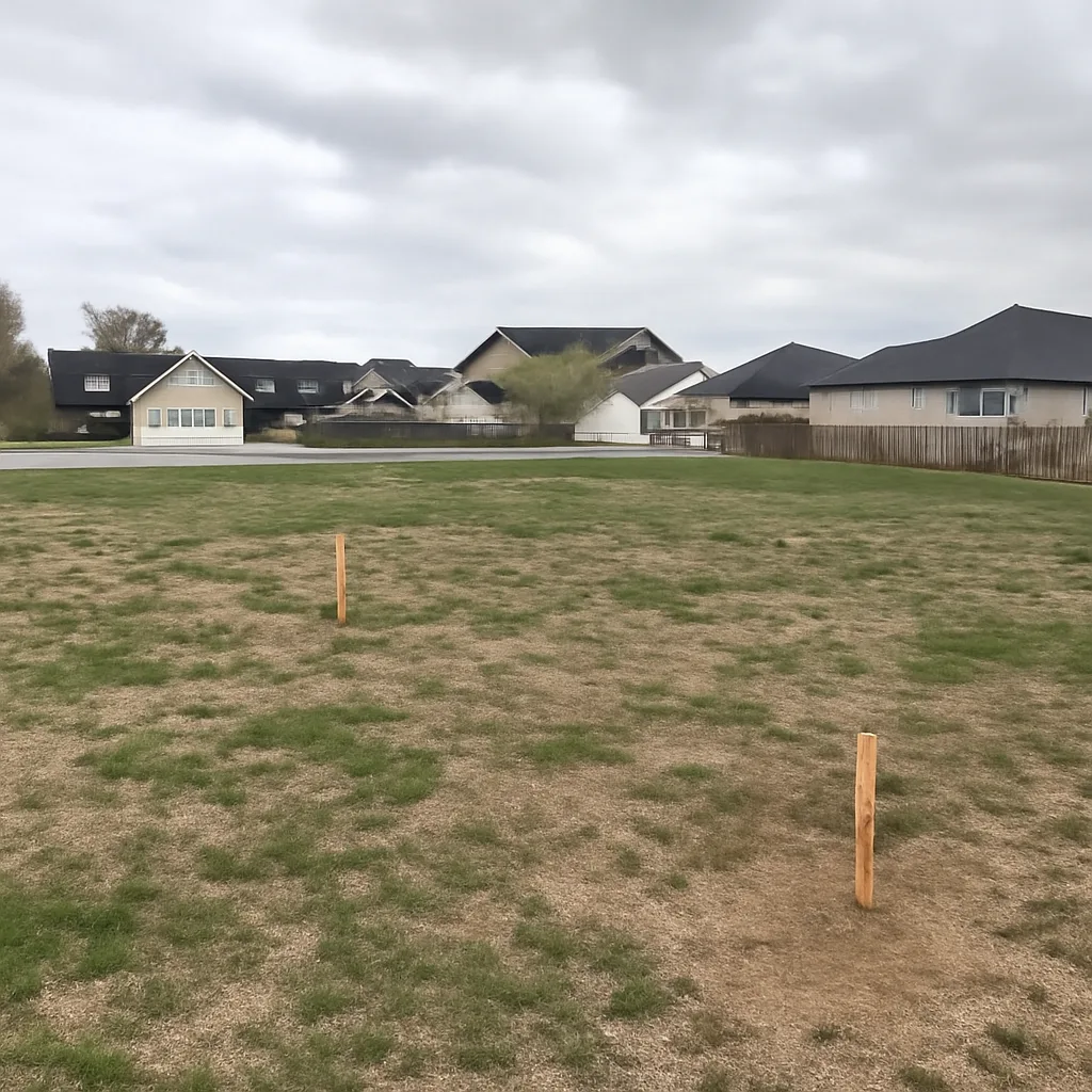 Cleared vacant residential lot for sale in Ada County, Idaho