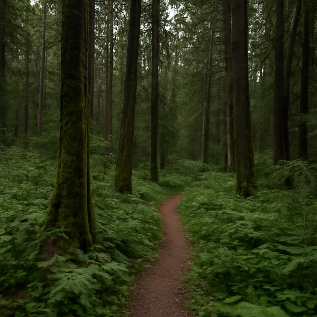 Wooded forest parcel in Boise, Idaho